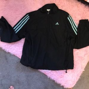 Adidas Jacket with light blue detail